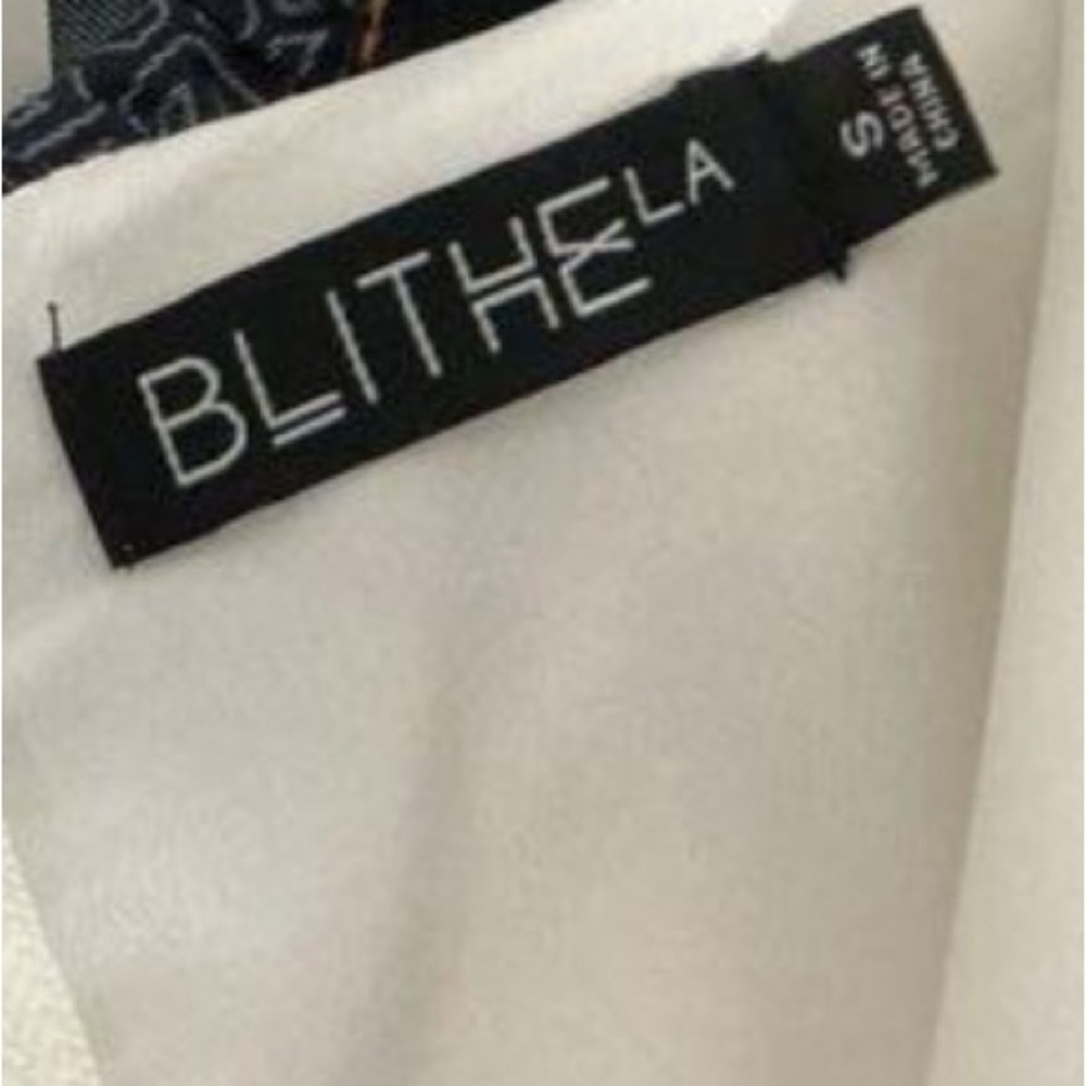 Blithe, Size Small. Elegant White And Tan Women's… - image 5